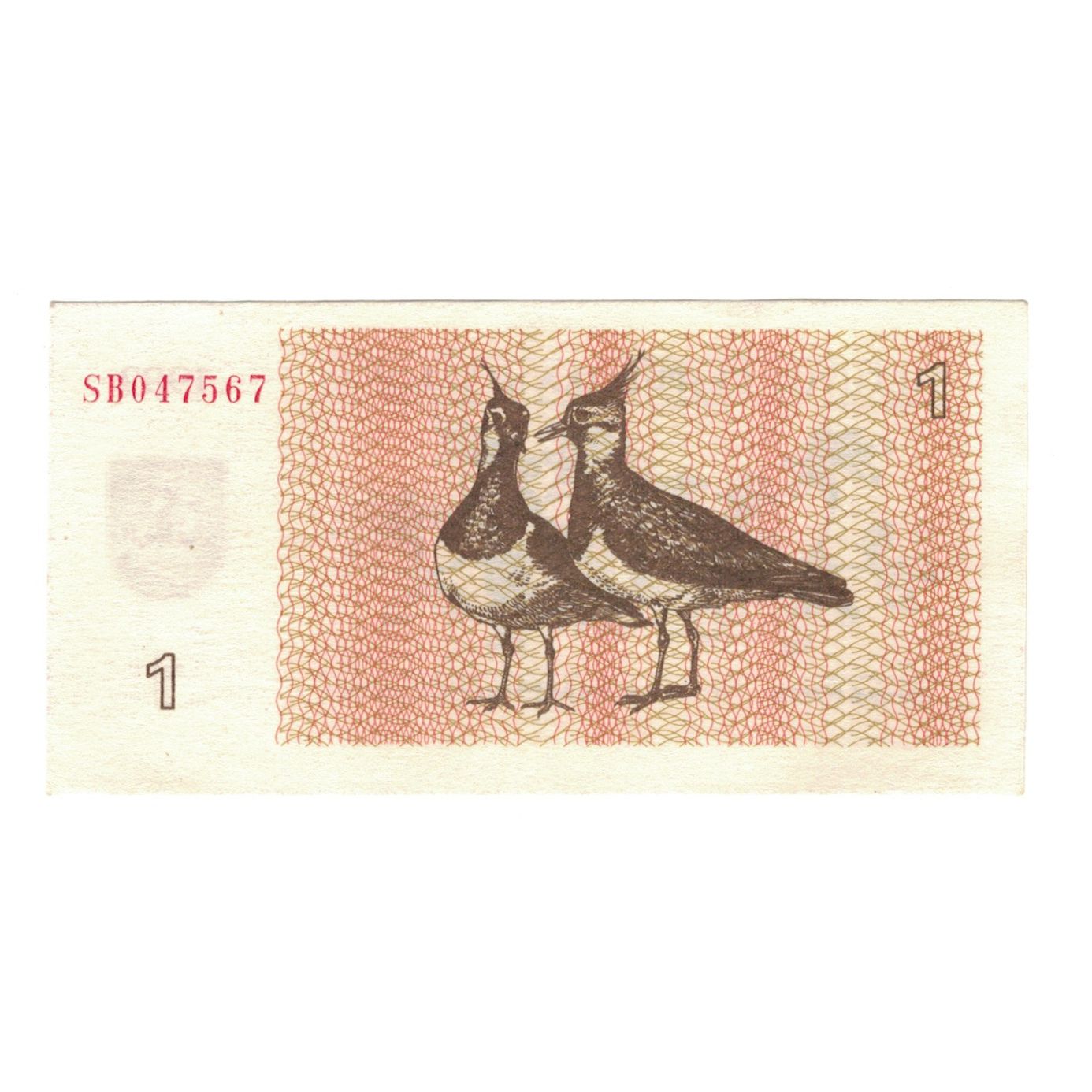 Billet, Lituanie, 1 (Talonas), 1992, 1992, KM:39, SUP