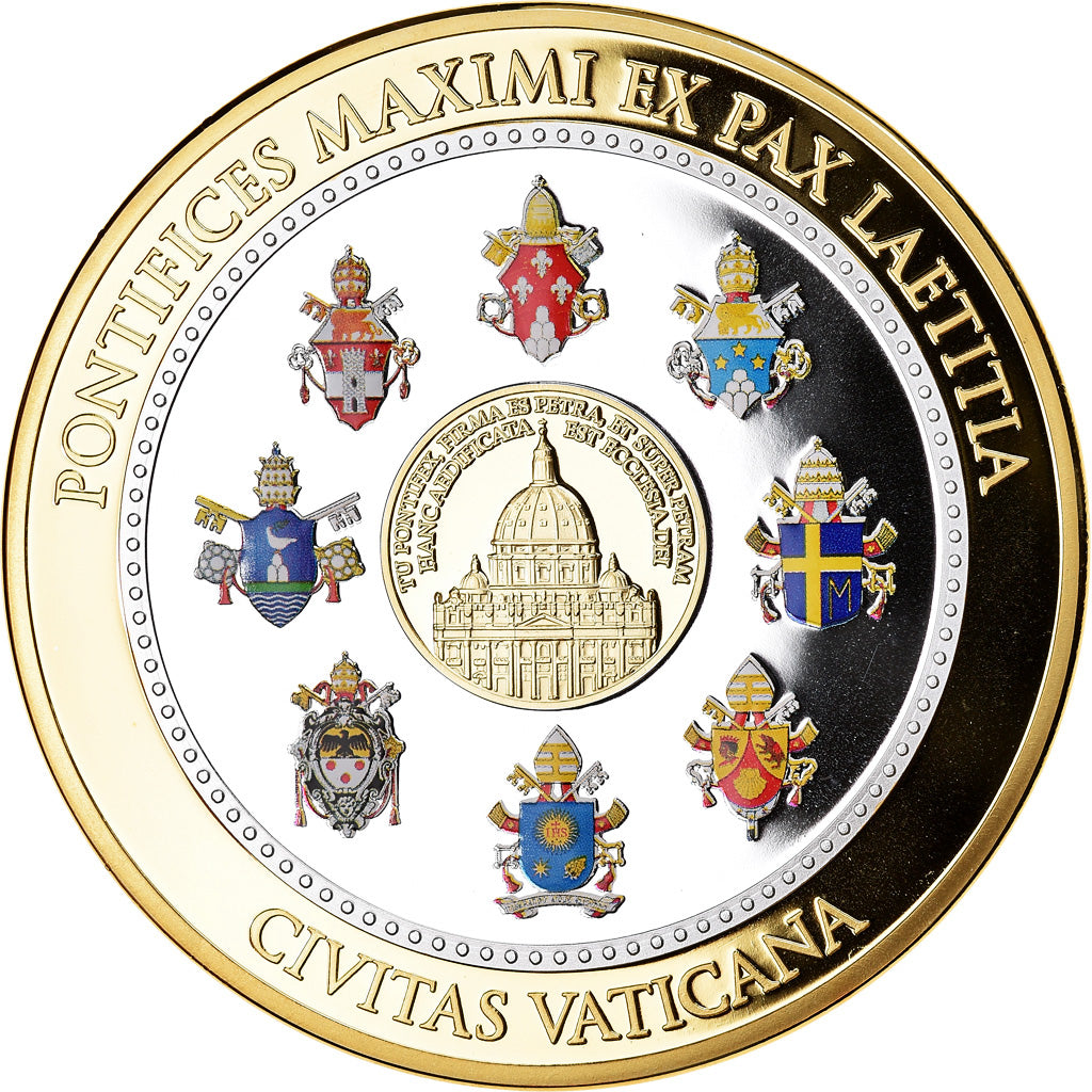 Vatican, Medal, Le Pape François, Religions & beliefs, 2013, MS(65-70), Copper