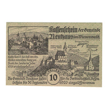 Banknote, Austria, Neuhaus N.Ö. Gemeinde, 10 Heller, N.D, 1920, 1920-09-30