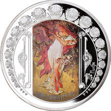 France, Medal, Mucha, Les quatre saisons, Printemps, Arts & Culture, 2014