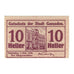 Billete, Austria, Gmunden O.Ö. Stadt, 10 Heller, Texte, 1920, 1920-01-03, EBC