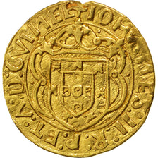 Portugal, Cruzado, Lisbon, AU(50-53), Gold, 3.50