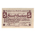 Banknote, Austria, Freistadt O.Ö. Stadtgemeinde, 5 Heller, Blason, 1920