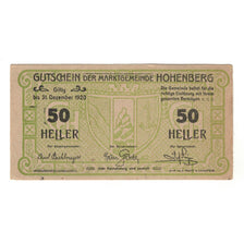 Banknote, Austria, Hohenberg N.Ö. Marktgemeinde, 50 Heller, N.D, 1920