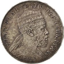 ETHIOPIA, Birr, 1887, Paris, KM #5, AU(55-58), Silver, 28.10