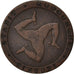 Coin, Isle of Man, 1/2 Penny, 1831, VF(30-35), Copper, KM:Tn21.1