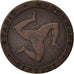 Monnaie, Isle of Man, 1/2 Penny, 1831, TB+, Cuivre, KM:Tn21.1