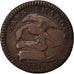 Coin, Isle of Man, 1/2 Penny, 1733, VF(30-35), Copper, KM:3