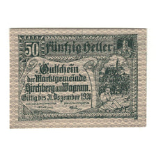 Banknote, Austria, Kirchberg am Wagram N.Ö. Marktgemeinde, 50 Heller, Texte