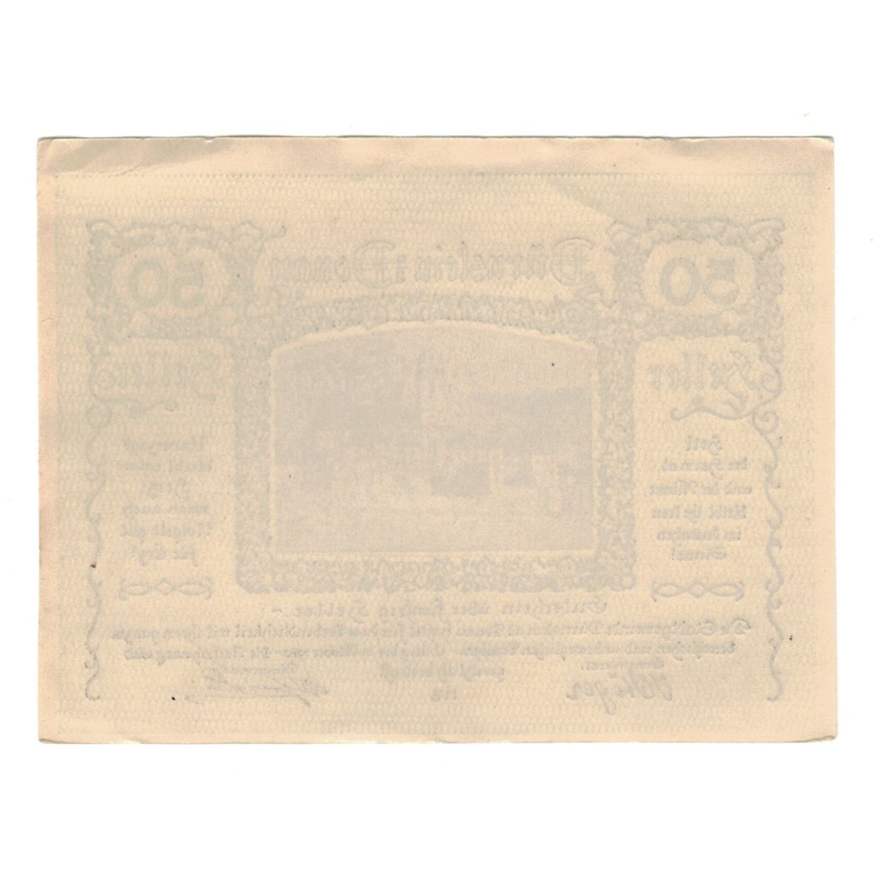 Banknote, Austria, Dürnstein N.Ö. Stadtgemeinde, 50 Heller, N.D, 1920