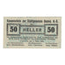 Banknote, Austria, Gmünd N.Ö. Stadtgemeinde, 50 Heller, Texte, 1920
