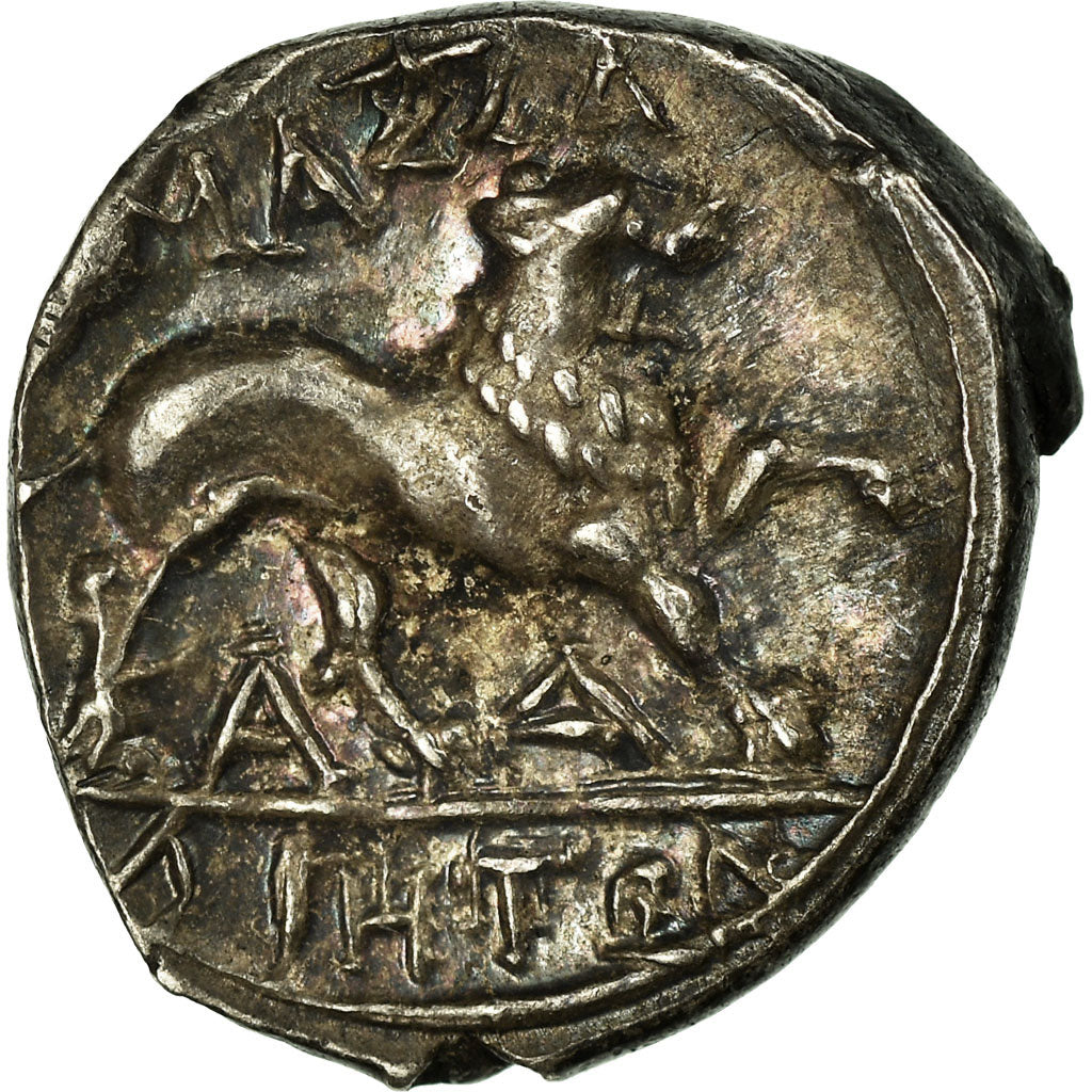 Coin, Massalia, Drachm, AU(50-53), Silver