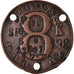 Francja, Medal, Plaque Fiscale, Appareils à Vapeur, 1830, EF(40-45), Bronze
