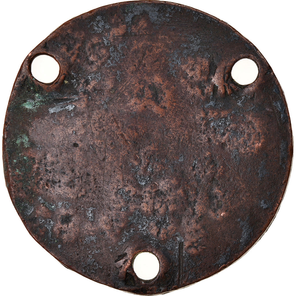 Francja, Medal, Plaque Fiscale, Appareils à Vapeur, 1830, EF(40-45), Bronze