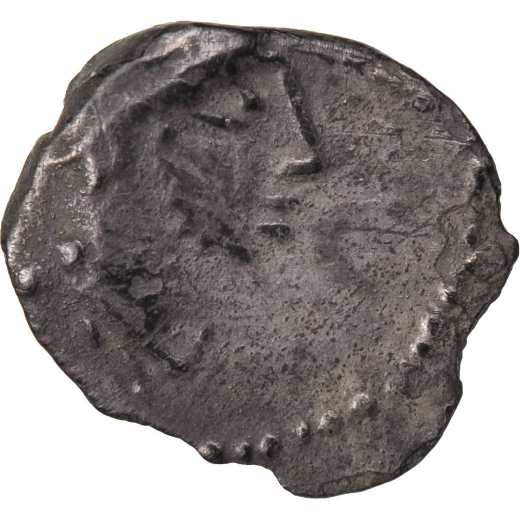 Nemausus, Obol, EF(40-45), Silver, Latour #2718, 0.33