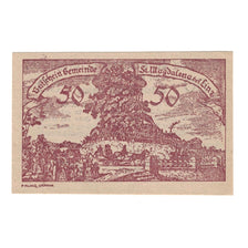 Banknote, Austria, St. Magdalena Bei Linz, O.Ö., Gemeinde, 50 Heller, Texte
