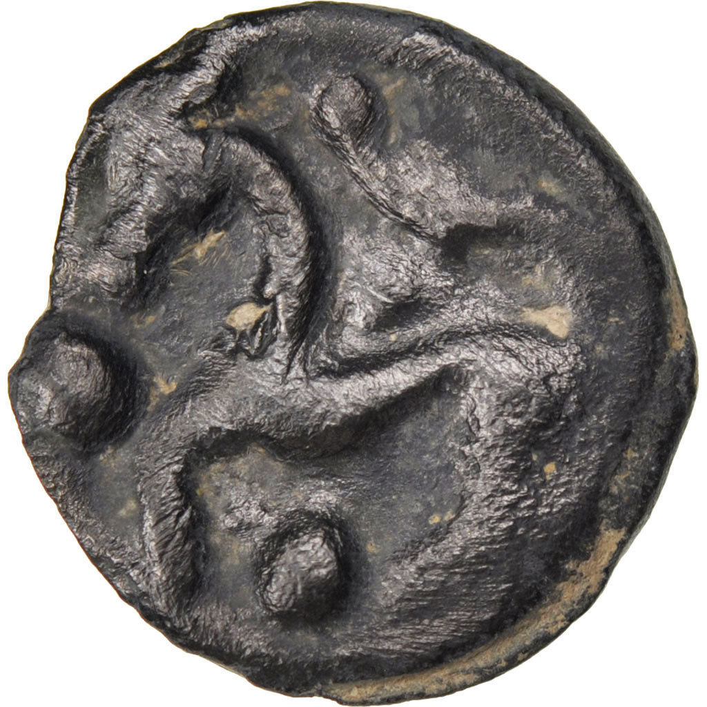 Sénons, région de Sens, Potin à la tête d'indien