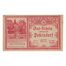 Banknote, Austria, Pottendorf Marktgemeinde, 20 Heller, N.D, 1920, 1920-12-31