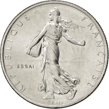 FRANCE, 1/2 Franc, 1965, KM #E112, MS(63), Nickel, Gadoury #429, 4.50