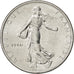 FRANCE, 1/2 Franc, 1965, KM #E112, MS(63), Nickel, Gadoury #429, 4.50