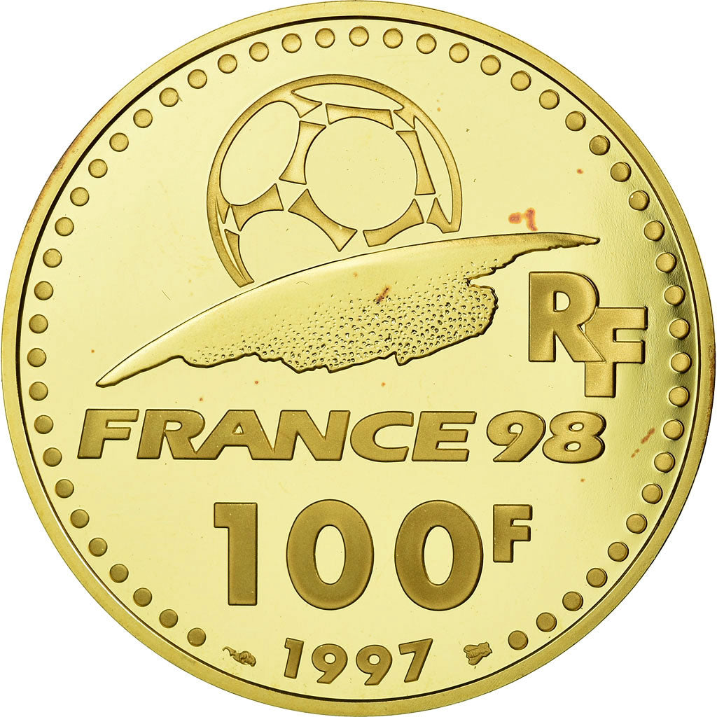 Coin, France, 100 Francs, 1997, MS(65-70), Gold, KM:1170