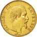 Francia, Napoleon III, Napoléon III, 50 Francs, 1856, Paris, BB+, Oro, KM:78...