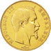 FRANCE, Napoléon III, 50 Francs, 1857, Paris, KM #785.1, AU(50-53), Gold, Gadour