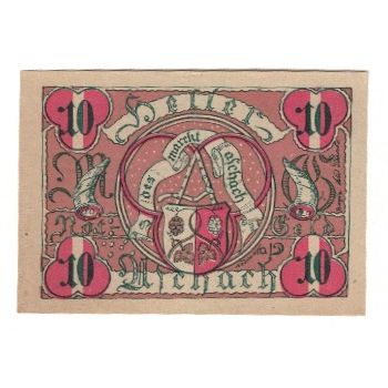 Banknote, Austria, Aschach a. Donau O.Ö. Marktgemeinde, 10 Heller, valeur
