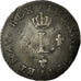 Moneda, Francia, Louis XV, Sol ou « sou » en billon, Sol, 1740, Dijon, MBC