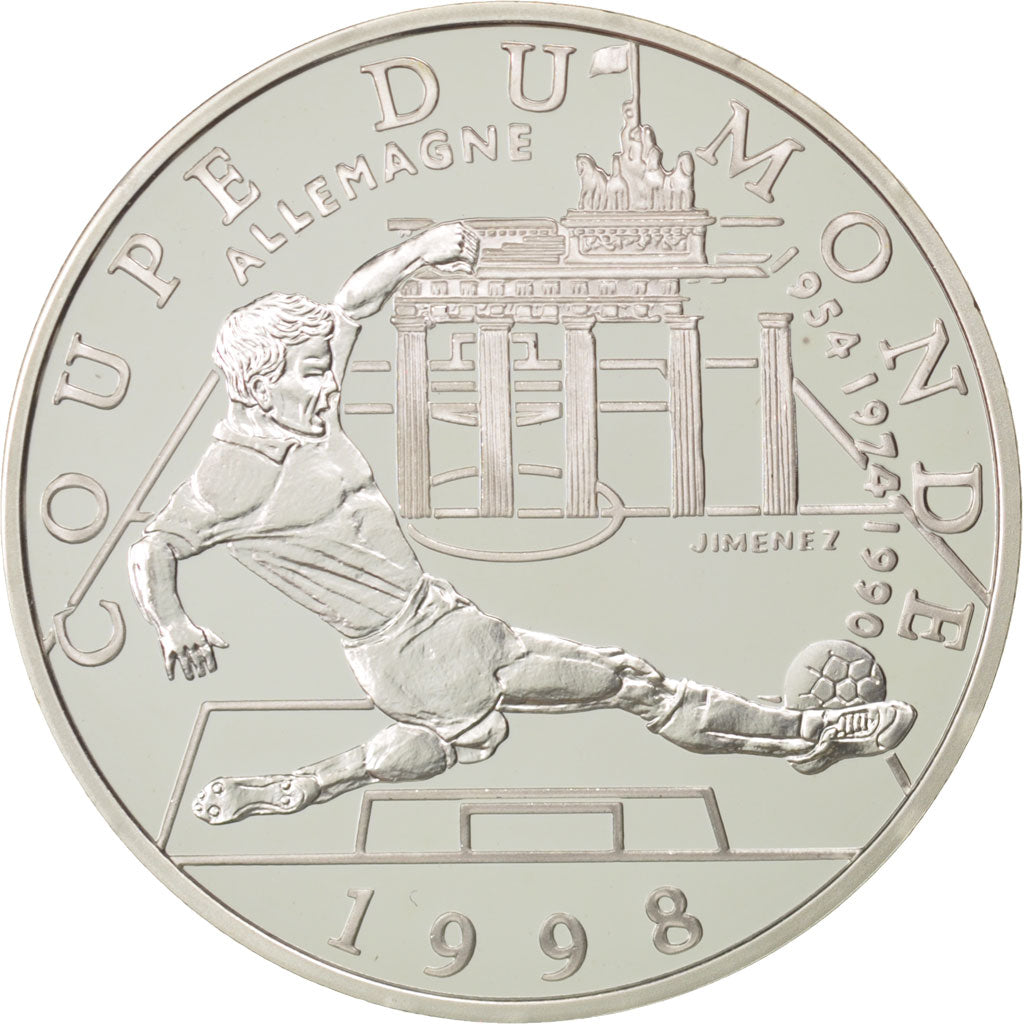FRANCE, 10 Francs, 1997, KM #1164, MS(65-70), Silver, 22.20