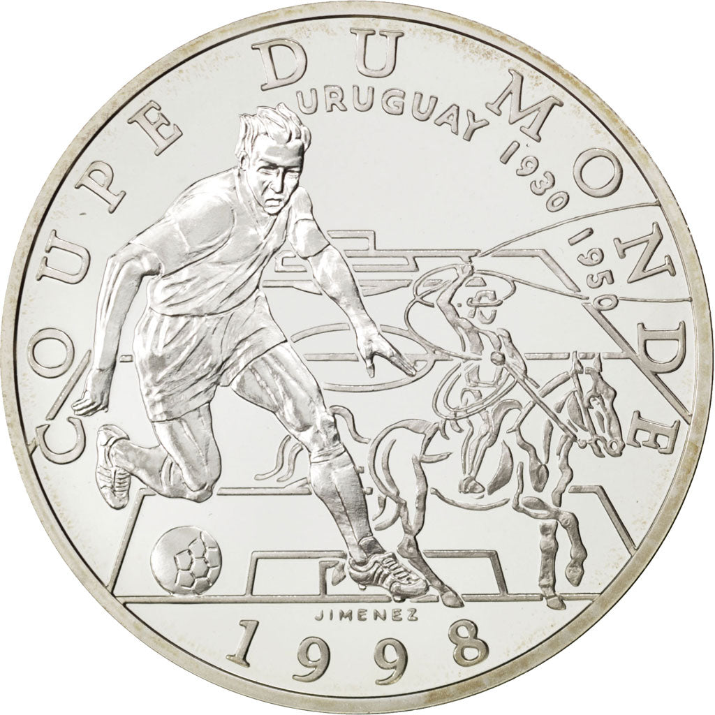 FRANCE, 10 Francs, 1996, KM #1166, MS(65-70), Silver, 22.20
