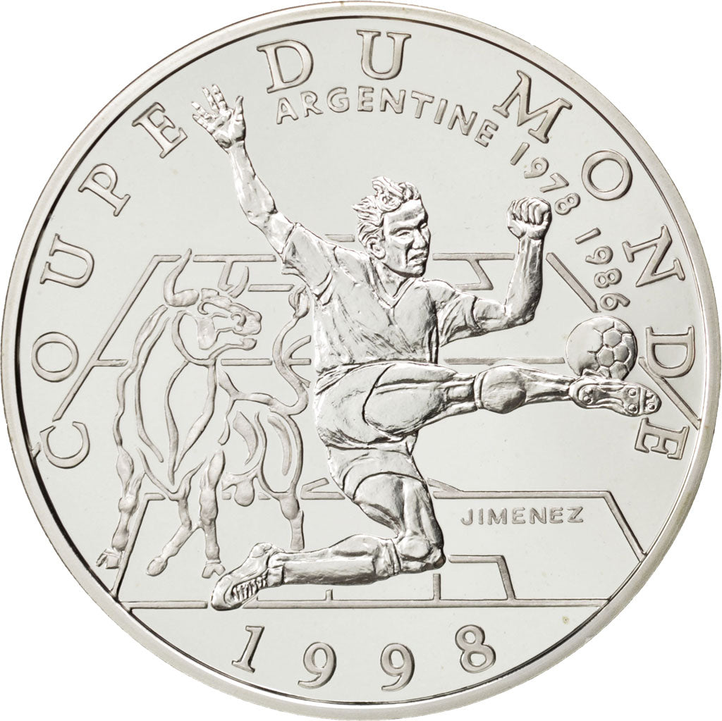 FRANCE, 10 Francs, 1997, KM #1161, MS(65-70), Silver, 22.20