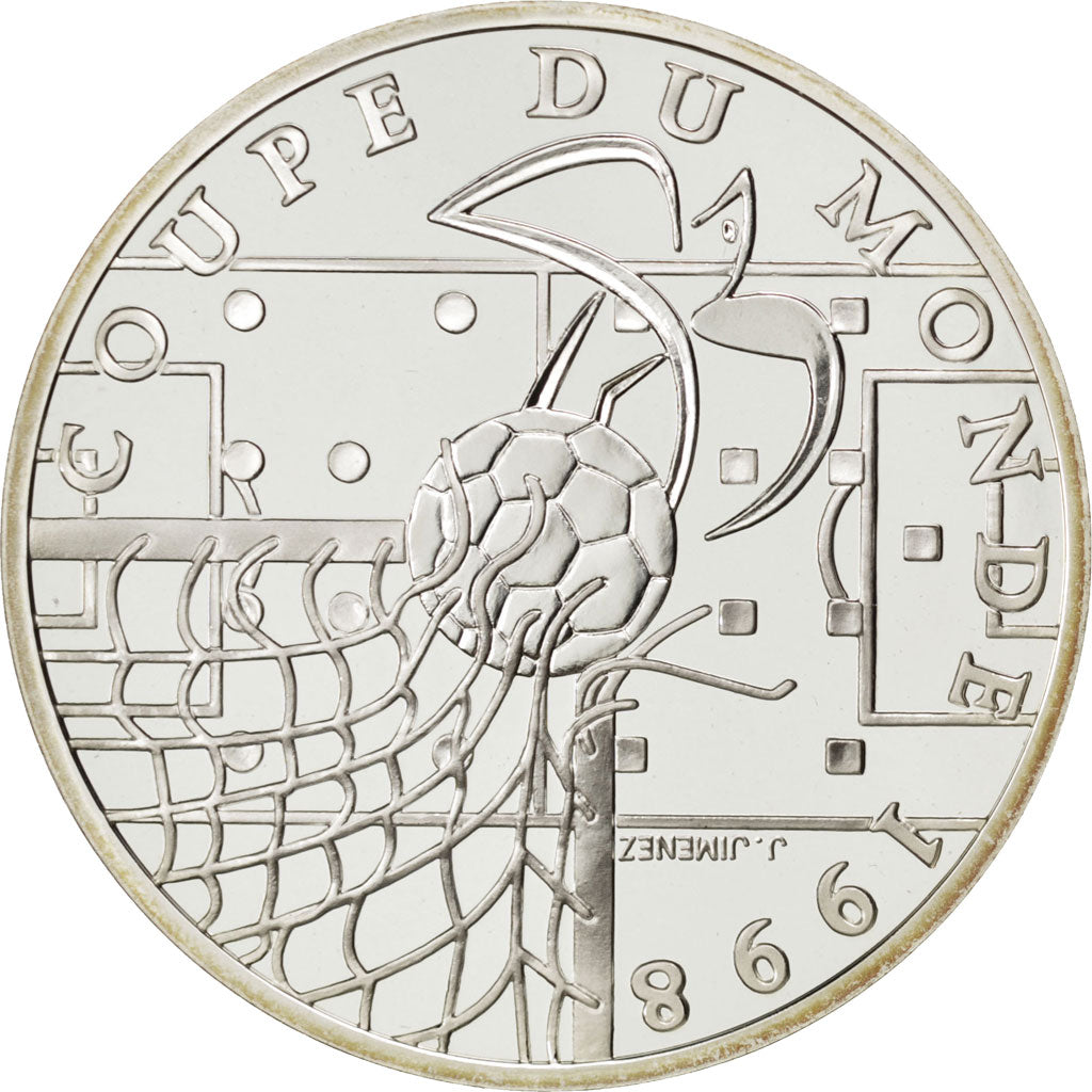FRANCE, 10 Francs, 1996, KM #1144, MS(65-70), Silver, 22.20