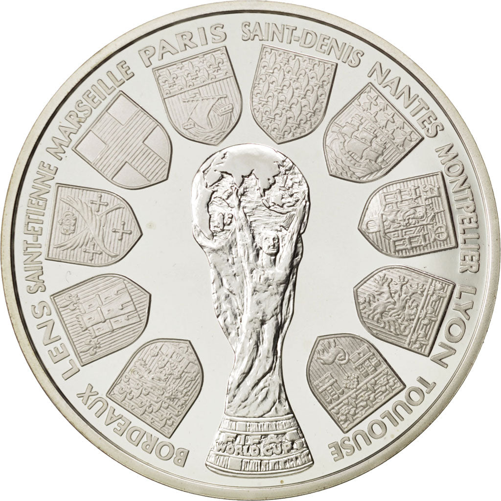 FRANCE, 10 Francs, 1998, KM #1167, MS(65-70), Silver, 22.20