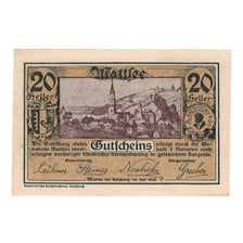Banknote, Austria, Mattsee bei Salzburg Sbg. Gemeinde, 20 Heller, paysage, 1920