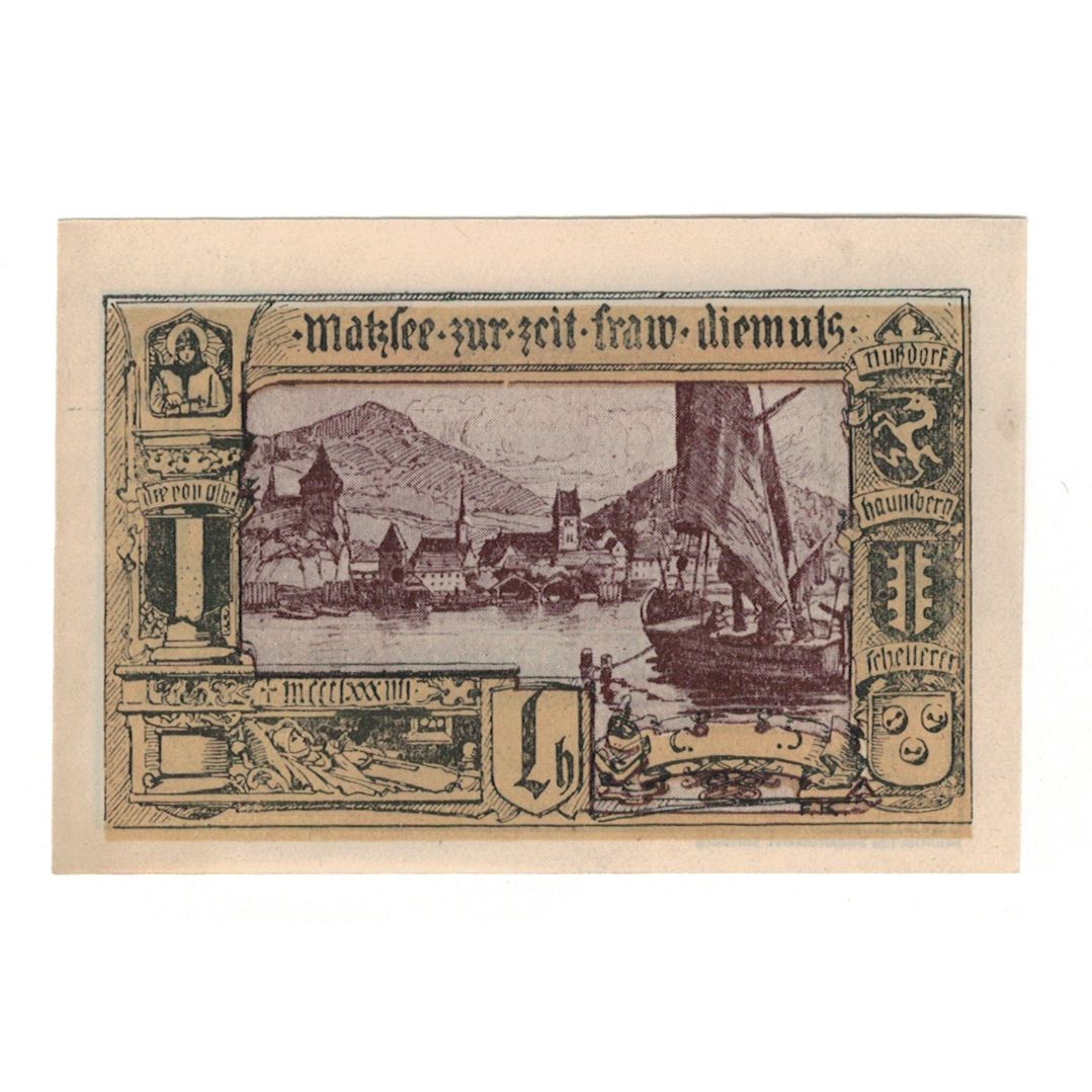 Banknote, Austria, Mattsee bei Salzburg Sbg. Gemeinde, 50 Heller, Port, 1920