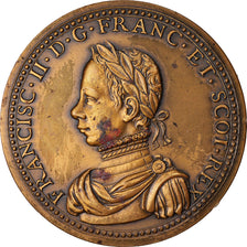 France, Médaille, François II, Paix d'Edimbourg (1560), History, Refrappe