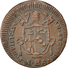 Coin, ITALIAN STATES, PAPAL STATES, Pius VII, Mezzo (1/2) Baiocco, 1802