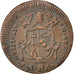 Coin, ITALIAN STATES, PAPAL STATES, Pius VII, Mezzo (1/2) Baiocco, 1802