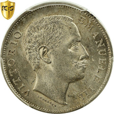 Moneta, Italia, Vittorio Emanuele III, Lira, 1902, Rome, PCGS, MS63, SPL