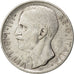 ITALY, 10 Lire, 1927, Rome, KM #68.2, EF(40-45), Silver, 9.93