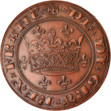 France, Medal, Reproduction, Couronne d'Or, Philippe VI, History, 1971, MS(63)