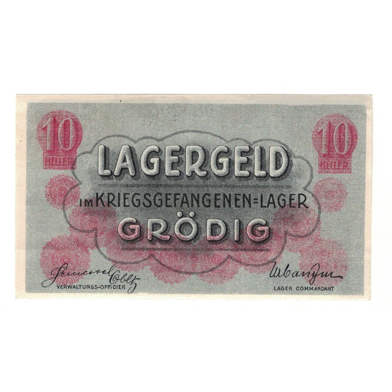Banknote, Austria, Lagergeld, 10 Heller, valeur faciale, AU(55-58)