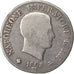 ITALIAN STATES, 5 Lire, 1808, Milan, KM #10.1, VF(20-25), Silver, 24.54