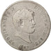 ITALIAN STATES, 120 Grana, 1857, KM #370, VF(30-35), Silver, 37, 27.14