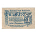 Billet, Autriche, Gunskirchen O.Ö. Gemeinde, 20 Heller, batiment 1, 1920