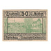 Billet, Autriche, Gschwandt O.Ö. Gemeinde, 50 Heller, Texte, 1920, 1920-05-07