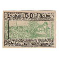 Banknote, Austria, Gschwandt O.Ö. Gemeinde, 50 Heller, texte 1, 1920