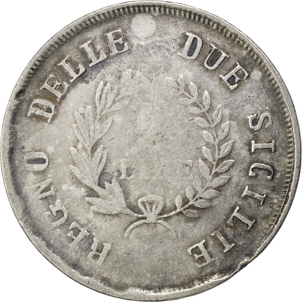 Coin, ITALIAN STATES, NAPLES, Joachim Murat, Lira, 1812, VF(20-25), Silver