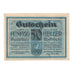 Billet, Autriche, Ebelsberg O.Ö. Gemeinde, 50 Heller, village, 1920
